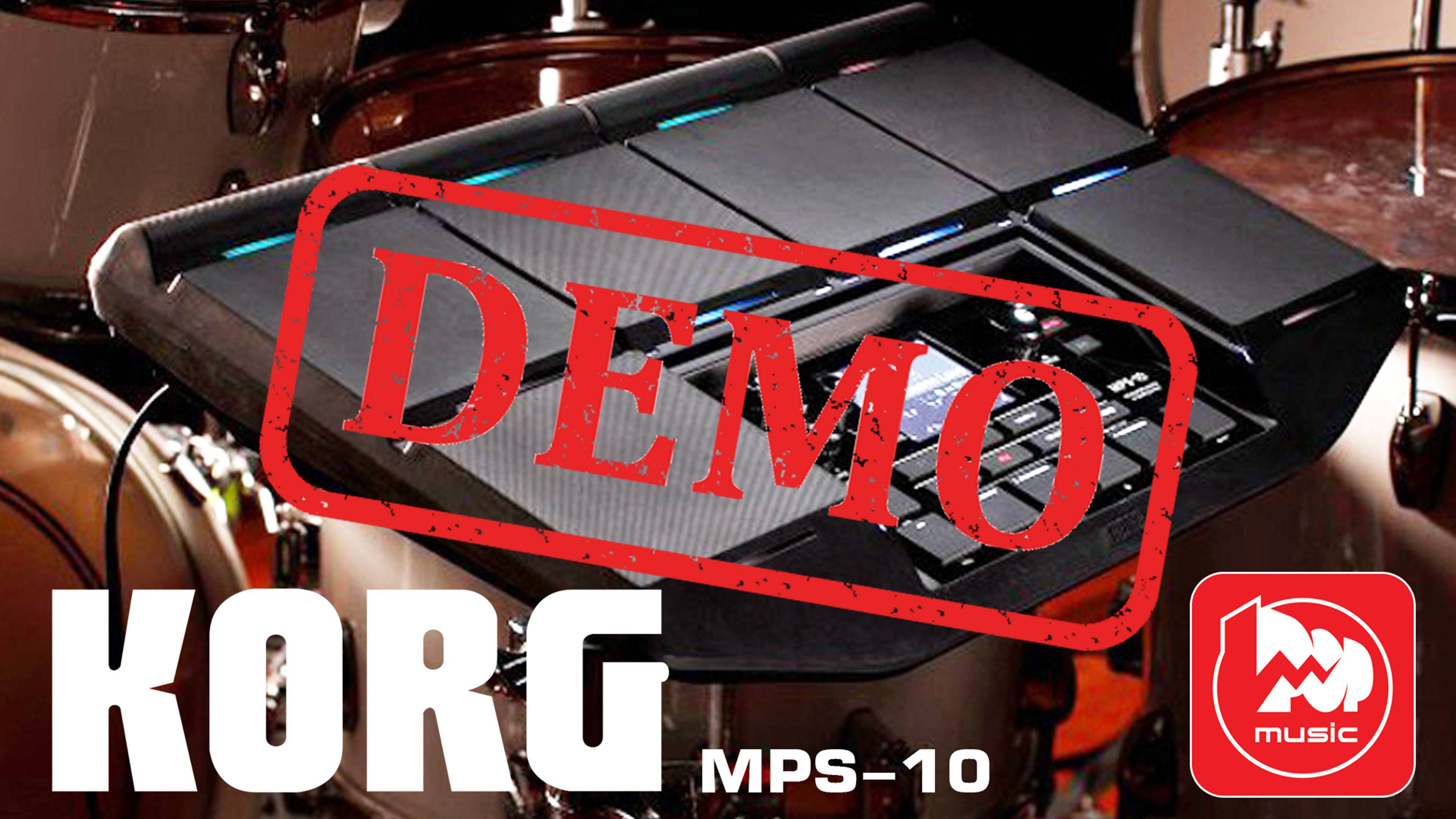 Барабанный перкуссионный пэд KORG MPS-10 - демонстрация звучания