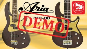 Бас-гитара ARIA 313-BB (4 и 5 струн) - демонстрация звучания