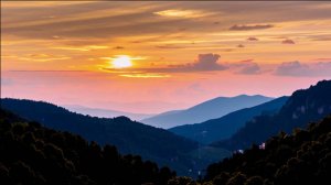 Горы, восходы, закаты, Млечный путь. Таймлапс.