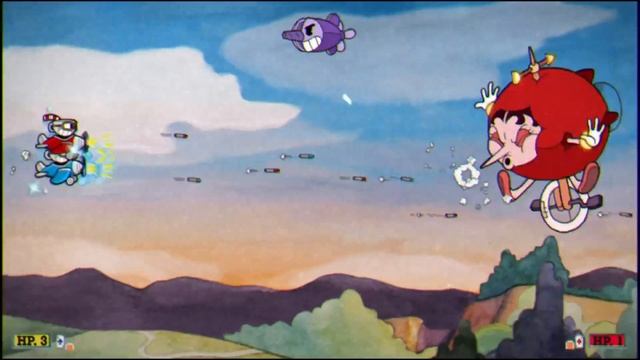 Perfect Score Hilda Berg Coop Simple DLC in 1:04 - Cuphead Speedrun - [World Record]