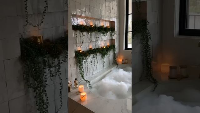 Bathroom goals with a bubble bath #bathroomdesign #bathtub #bathroominspiration #bathroomgoals