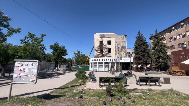 Процесс восстановления «Дом связи» или Главпочтамт. Мариуполь, сентябрь 2024
