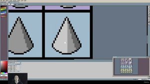 19. Shading a cone. PIXEL ART Master Course