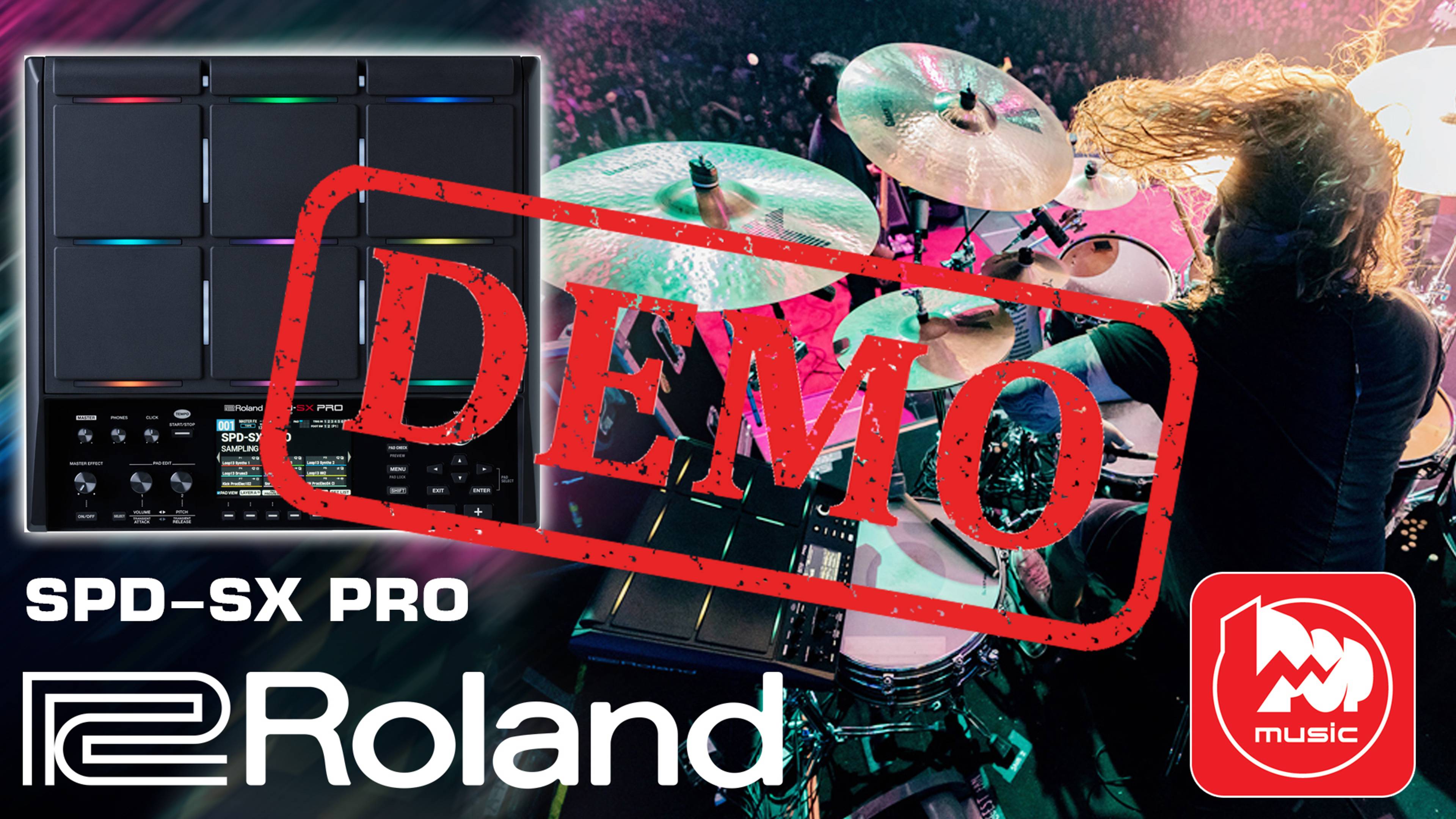 Перкуссионный сэмплер ROLAND SPD-SX PRO - демонстрация звучания