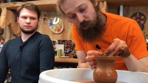 🍯 Как сделать Гончарный круг из Дрели за 1500 рублей! Медленное центрирование Волшебство керамики