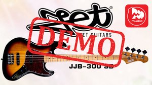 Бас-гитара JET JJB-300 SB - демонстрация звучания