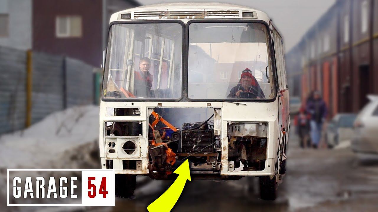 МОТОР от ЖИГИ в ПАЗИК - ПЕРВЫЙ ВЫЕЗД