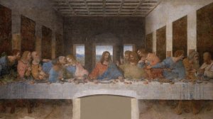 The last supper composition