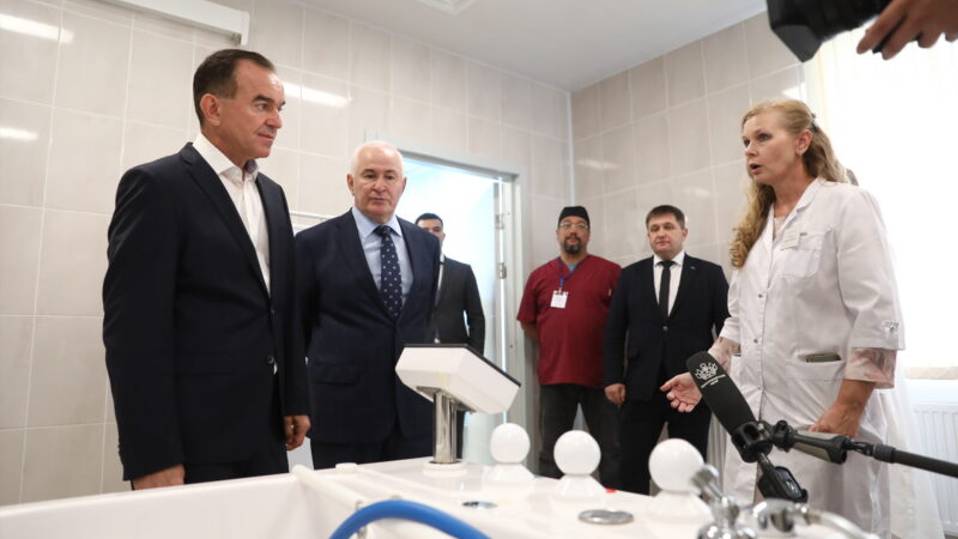 Вениамин Кондратьев посетил Центр водных видов спорта в Краснодаре