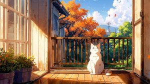 Peaceful Autumn Day 🐱 Fall Lofi Music 🐱