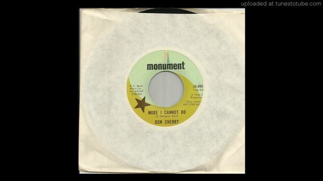 Don Cherry.- More I cannot do смотреть онлайн