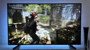 The Last of Us Part 2 Remastered- PS5 slim gameplay on 4K TV