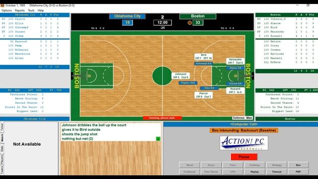 Action PC Basketball NBA Title Series