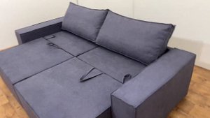 Лофт - прямой диван трансформер. В шенилле Lounge Аметист