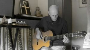 Meditative alap guitar solo with shimmer effect - John Kremer