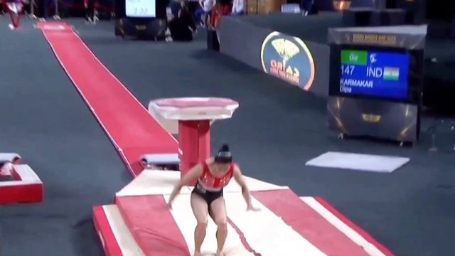 Indian Gymnast Dipa Karmakar back competing after Doping Suspension - 2024 Cairo World Cup смотреть онлайн