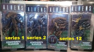 x4 Review! Neca Alien Warriors from Aliens Film (Series 1 vs Series 2 vs Series 12)!