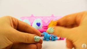 12 Hatchimals Сюрпризы и Игрушки для детей Обзор Сюрпризы питомцы Хэтчимолс Видео для детей