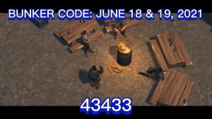 LDOE: CURRENT BUNKER ALFA CODE (June 18 & June 19,  2021) - LAST DAY ON EARTH: SURVIVAL