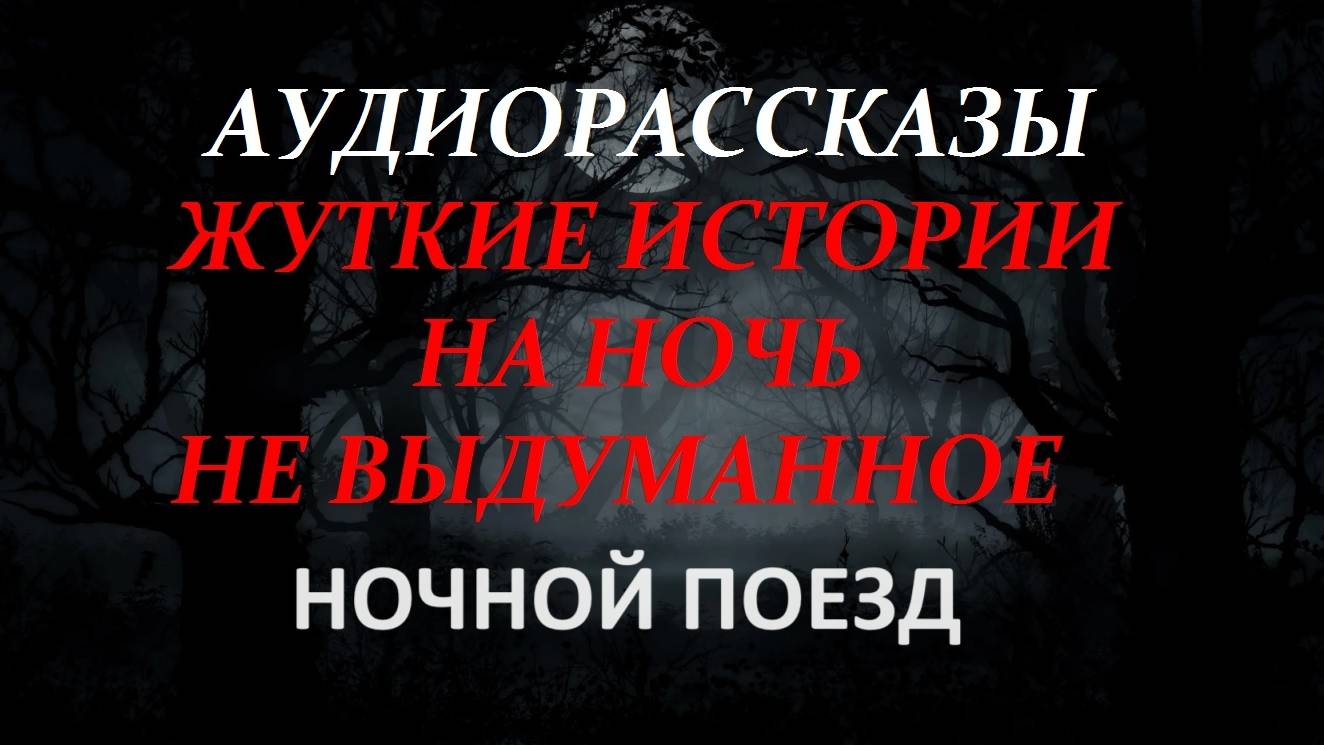 СТРАШНЫЕ РАССКАЗЫ НА НОЧЬ-НОЧНОЙ ПОЕЗД