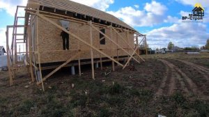 ✅Постройка каркасного дома за 2 минуты!👍(ускоренно)