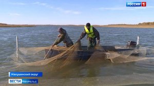 На озёрах Курганской области во всю идёт осенняя путина