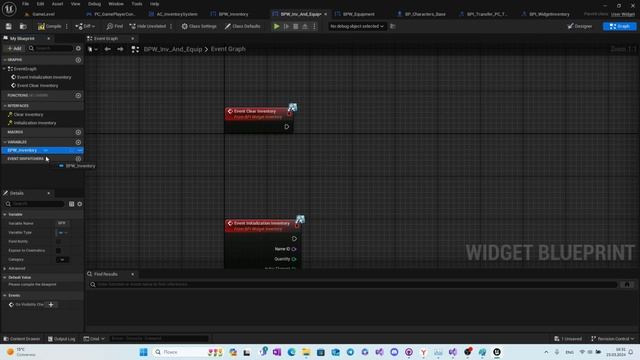 07 ИНВЕНТАРЬ Unreal Engine 5 EQUIPMENT 1. Кирилл Зандарян