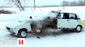 ТУНДРА vs ВАЗ 2105 - жигули ПОРВАЛО