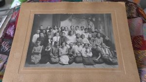 Старая фотография. Фото 4-ого класса 1931 года.Школа № 9.Запорожье апрель 1931 года.