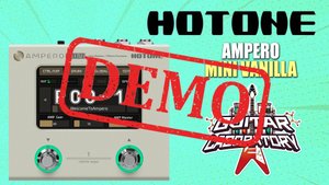 Гитарный процессор HOTONE Ampero Mini - демонстрация звучания