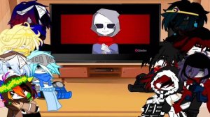 Sans AUs react to the Murder Time Trio (Credits In Description)
