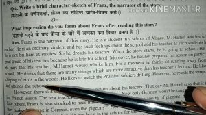 The last lesson ( Franz character)