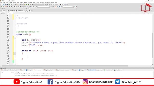 C Program to Calculate Factorial of a Number | Programming Time 4.4 | 10th Computer Science