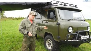 Супер удобный ТЕНТ - ПОЛОГ на УАЗ для выездов на природу. Тюнинг квадроциклов и внедорожников