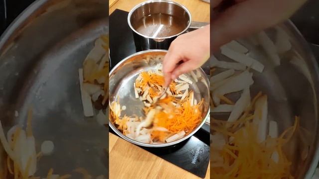 Грибной суп с ерингами и лапшой ширатаки: Вкус и Легкость #easyketo