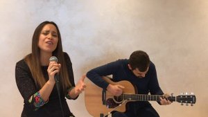 Silvia Ramondino - Il Mondo (Jimmy Fontana cover) - duo acustico live