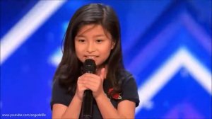 9 Year Old Celine Tam Stuns Crowd with  My Heart Will Go On  on America's Got Talent 2017