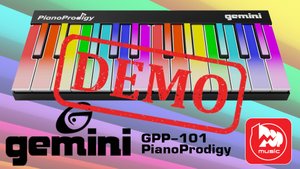 MIDI-клавиатура GEMINI GPP-101 PianoProdigy - демонстрация звучания