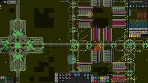 Loading 1344 trains into a fresh megabase! - Factorio Cybersyn Rail Base