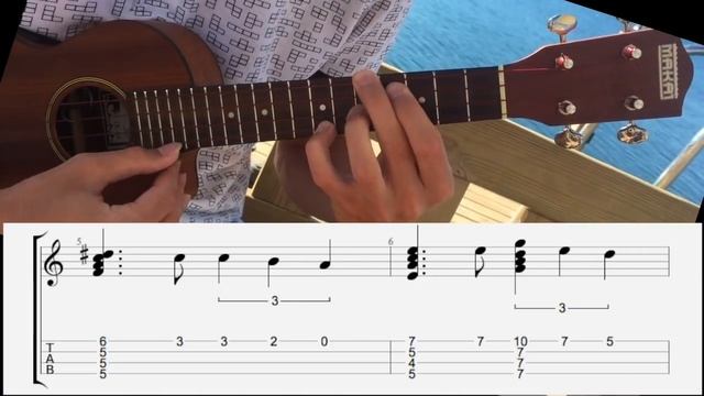 UKULELE. ARABIAN NIGTHS UKULELE TUTORIAL