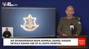 BREAKING NEWS: IDF Details 'Concrete Evidence' Of Hamas Use Of Al-Shifa Hospital For Hostage-Taking