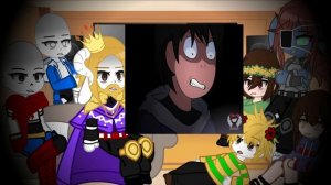 Undertale react to last breath ECHO Animation || Dust Sans - Gacha Reacts