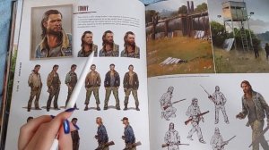 ASMR The Last Of Us Art Book - The Suburbs & Tommy's Dam - whispered reading & light rain