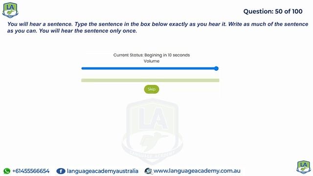 PTE Listening Write From Dictation February 2021 - II | Most Repeated 100 Questions Language Academ