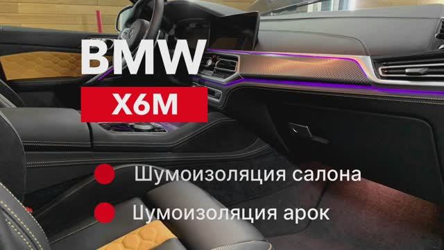 BMW X6M Шумоизоляция салона и колесных арок смотреть онлайн