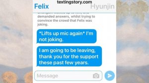 Hyunlix (현릭스) Texting Story! Chapter 1- Time Out ♥️