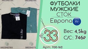 Продано! 700-162 #1974 Футболки мужские (с этикетками) Всесезон Европа