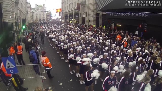 London - New Years Day Parade 2015 - UCA Cheerleader [last group]