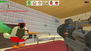 играю с тимуром в дуэль (чикен ган)