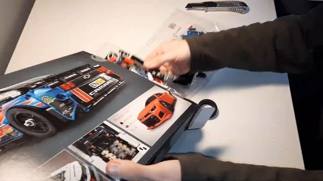 LEGO 42153 - Chevrolet Camaro NASCAR - szybki unboxing смотреть онлайн